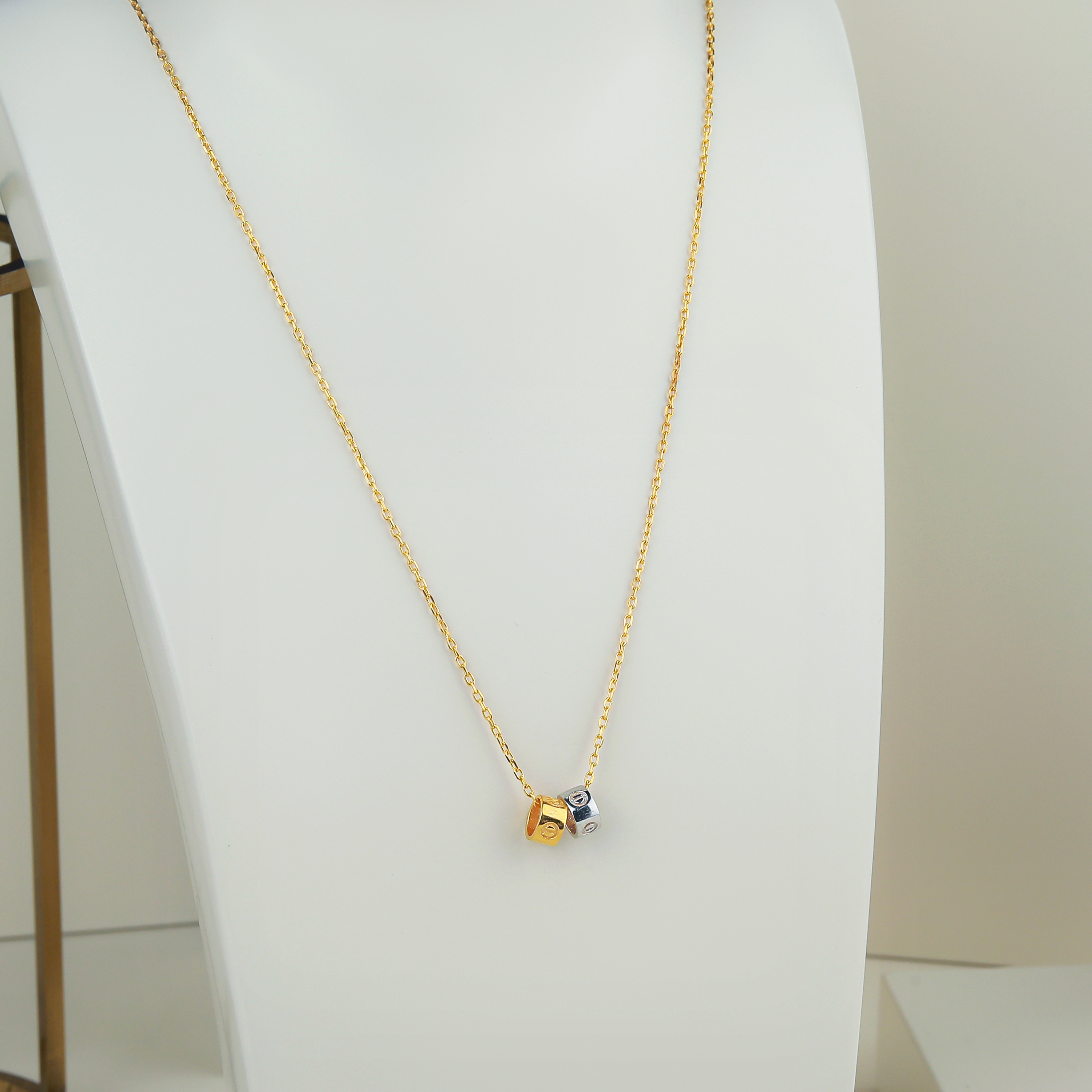 21 karat gold choker, made in Turkey - (H-0707)